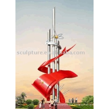 2016 New High Quality Stainless Steel Sculpture Modern Sculpture High Quality Fashion Urban Statue